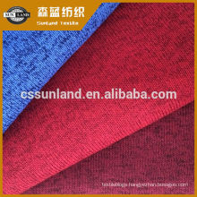 melange look ,yarn dye 100% polyester brushed fleece fabric